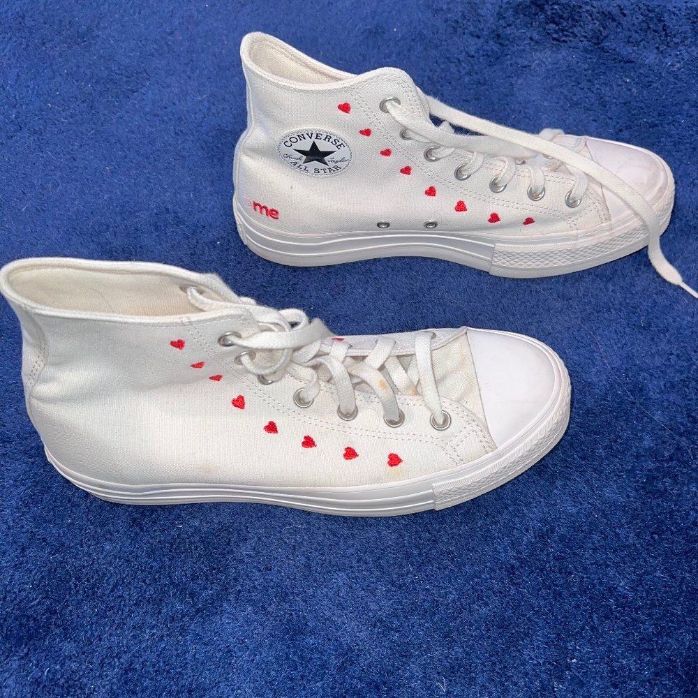 Women's Chuck Taylor All Star VALENTINES DAY Love Me High Top Casual Sneakers